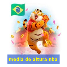 media de altura nba