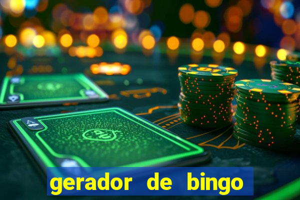 gerador de bingo cha de bebe