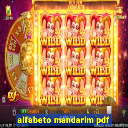 alfabeto mandarim pdf