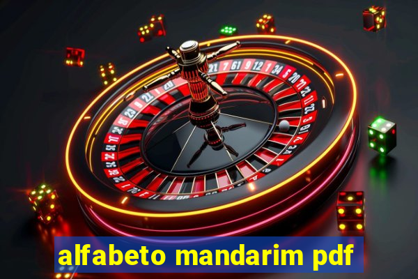 alfabeto mandarim pdf