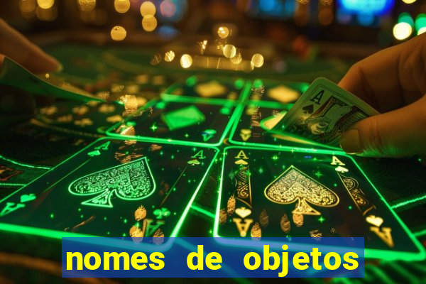 nomes de objetos de origem tupi guarani