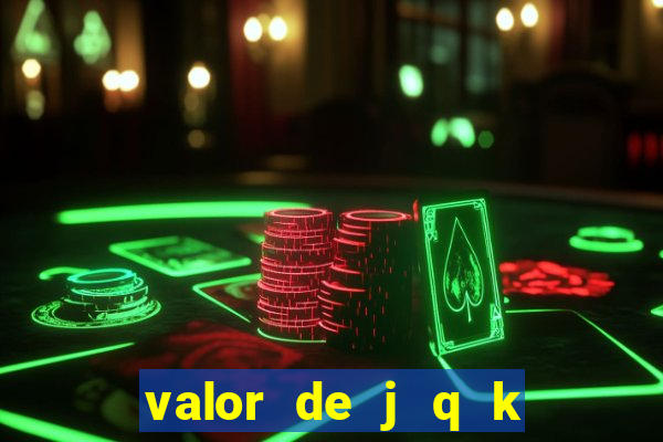 valor de j q k en blackjack