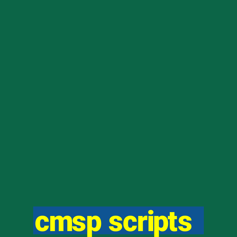 cmsp scripts