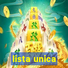 lista unica