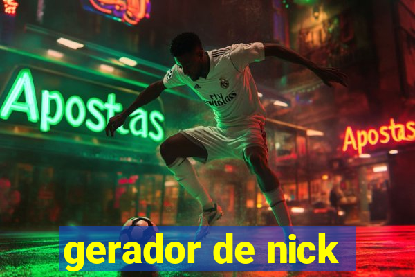 gerador de nick