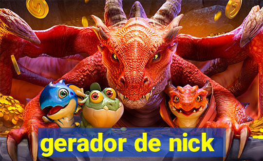 gerador de nick