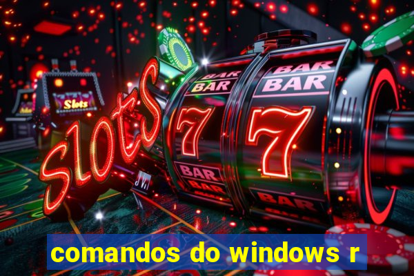 comandos do windows r