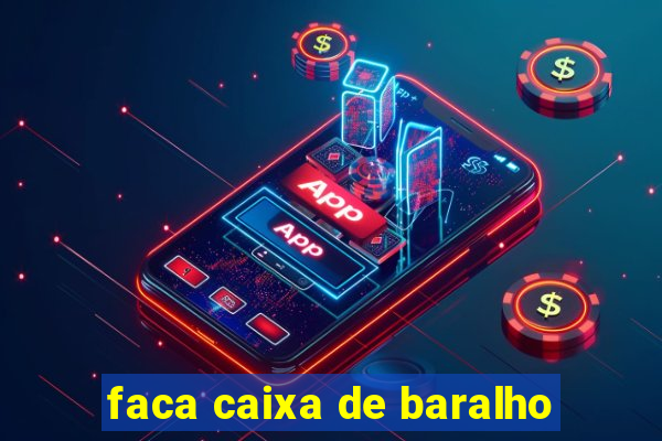 faca caixa de baralho