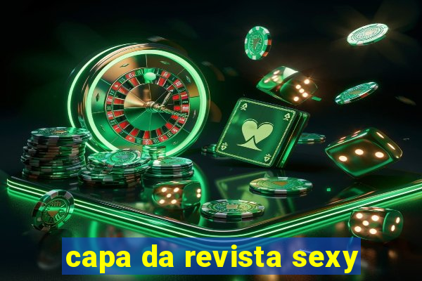 capa da revista sexy