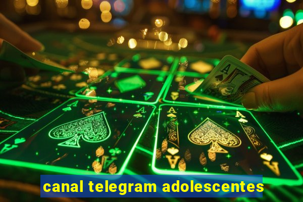 canal telegram adolescentes