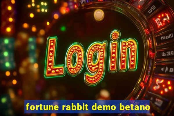 fortune rabbit demo betano