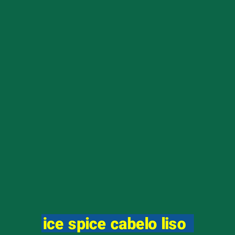 ice spice cabelo liso