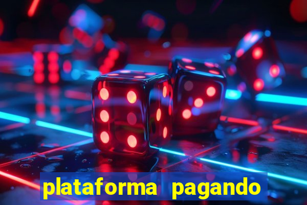 plataforma pagando no cadastro