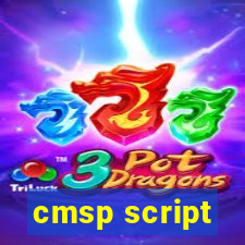 cmsp script