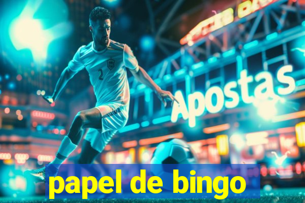 papel de bingo