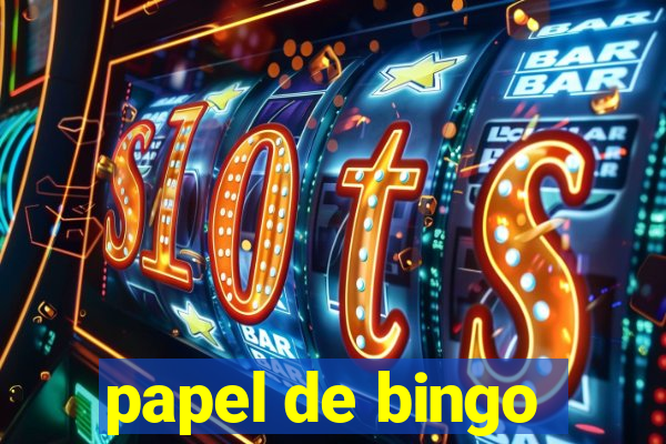 papel de bingo