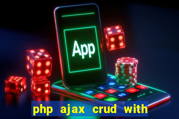 php ajax crud with datatables and bootstrap modals