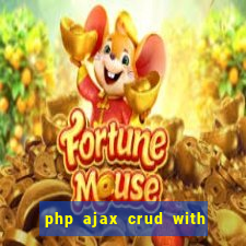 php ajax crud with datatables and bootstrap modals