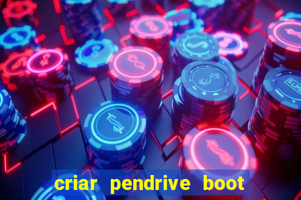 criar pendrive boot windows 10