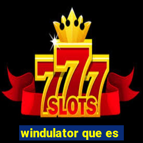 windulator que es