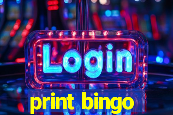 print bingo