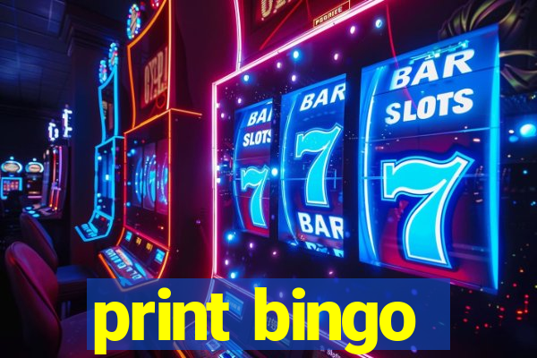 print bingo