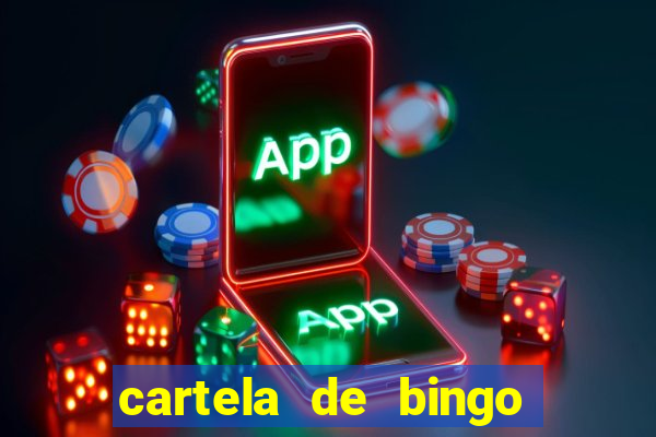 cartela de bingo cha de panela