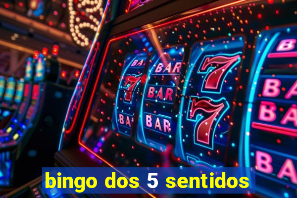 bingo dos 5 sentidos