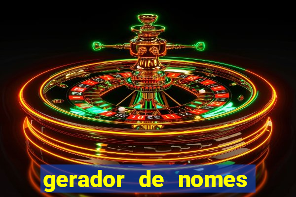 gerador de nomes para jogos