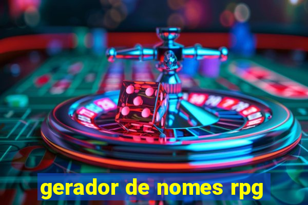 gerador de nomes rpg