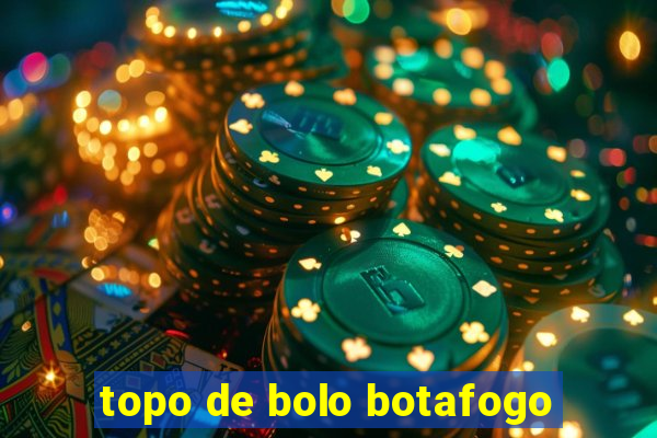 topo de bolo botafogo