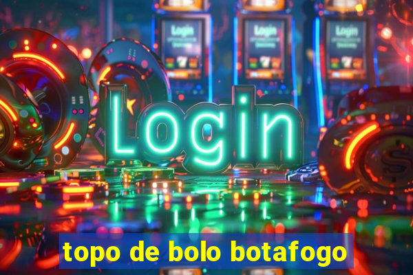 topo de bolo botafogo