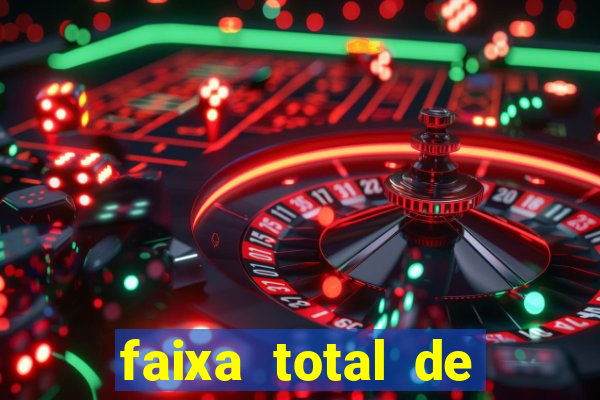 faixa total de gols 2 3 o que significa