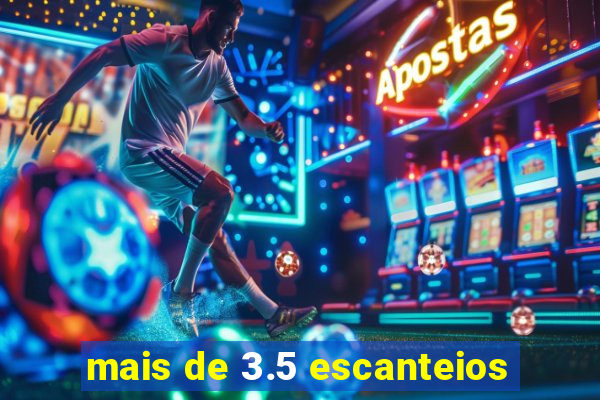 mais de 3.5 escanteios