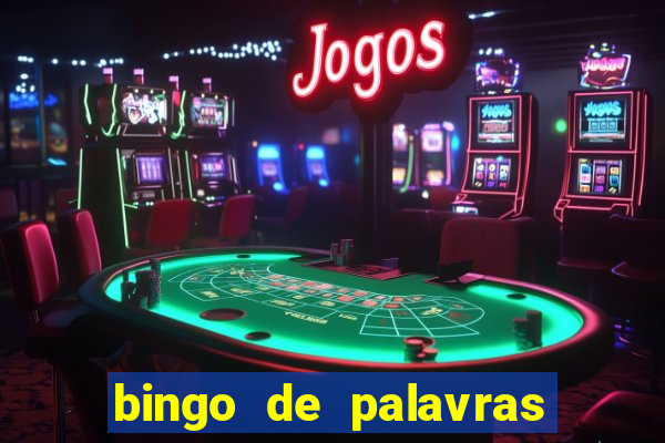 bingo de palavras de natal