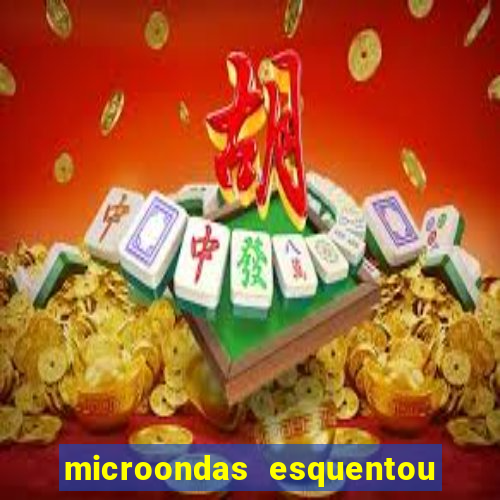 microondas esquentou demais e parou de funcionar