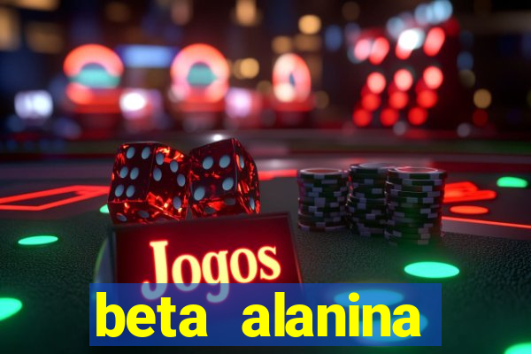 beta alanina aumenta a pressao