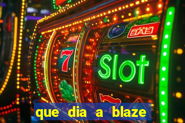 que dia a blaze paga o cashback