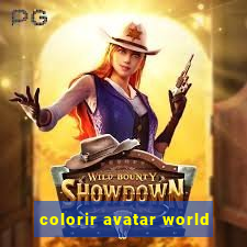 colorir avatar world