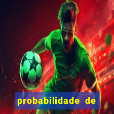 probabilidade de jogos de futebol de hoje