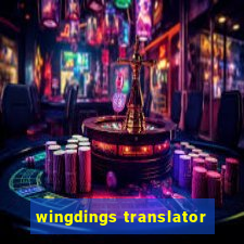 wingdings translator