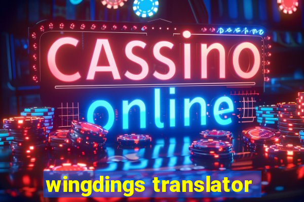 wingdings translator