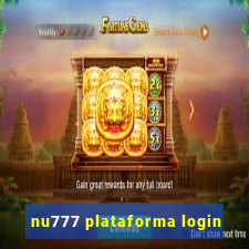 nu777 plataforma login