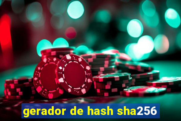 gerador de hash sha256