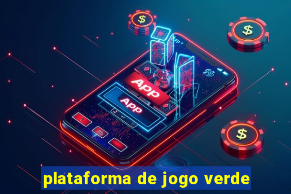 plataforma de jogo verde