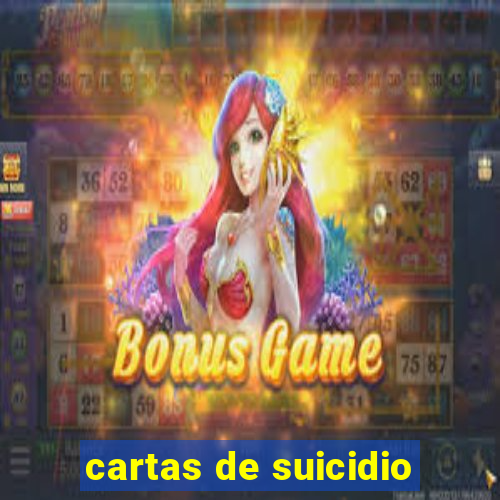 cartas de suicidio