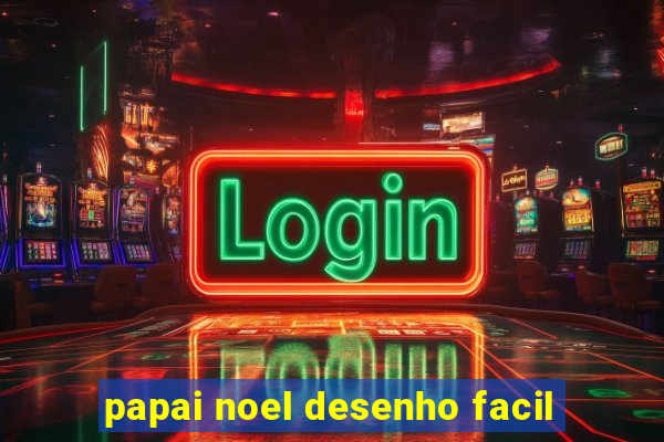 papai noel desenho facil