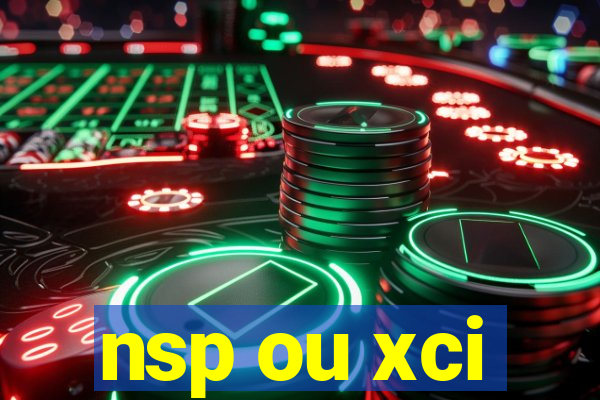 nsp ou xci