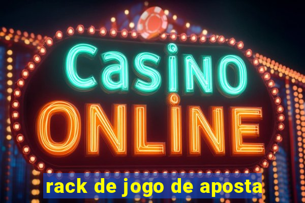 rack de jogo de aposta