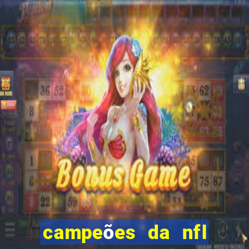 campeões da nfl desde 1920